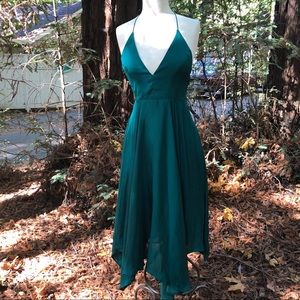 Kimchi Blue Green Handkerchief Dress